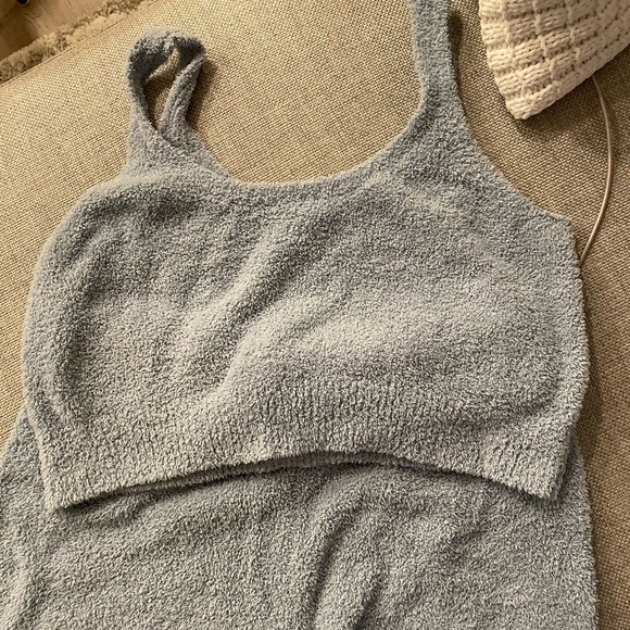 Women's Cozy Yarn Pajama Set - Stars Above Blue - Picture 3 of 4